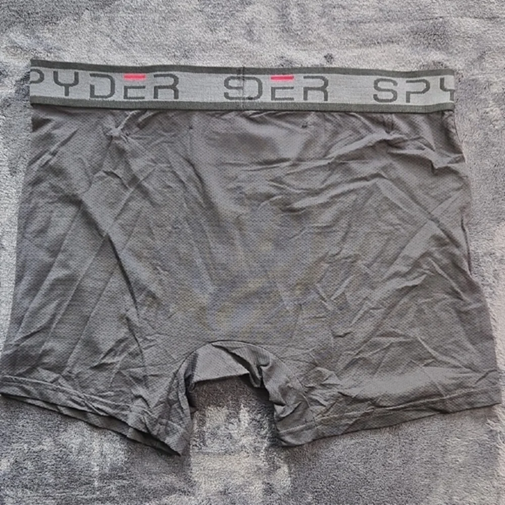 Spyder Black Boxer Briefs with Performance Fit